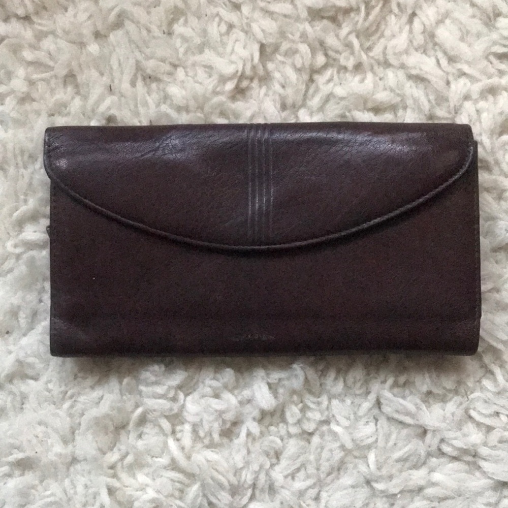 Buxom Cowhide Wallet Brown